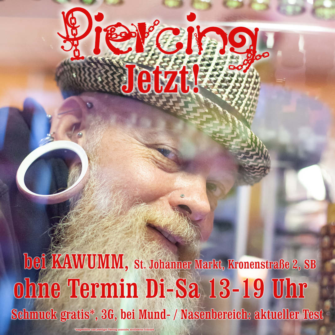 Kawumm Saarbrücken Headshop Piercing Mode Lifestyle Growing
